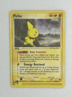 2003 Pokemon Pichu Rare Sandstorm 20/100 - Image 1