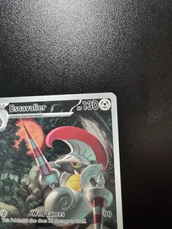 Pokemon SV Black Bolt Escavalier Illustration Rare Card 138/086 NM Holo - Image 4