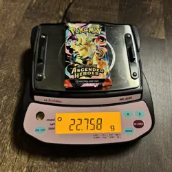 VERY HEAVY! 22.75g Pokemon TCG Ascended Heroes Booster Pack (SEALED) GOD PACKU! - Image 1