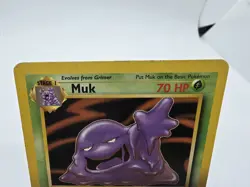 Muk 28/62 1st Edition Fossil Set Pokemon TCG 1999 Rare Regular MP - Image 2