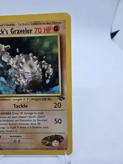 Brock's Graveler 34/132 1st Edition Gym Heroes Pokemon TCG 2000 LP/NM - Image 4
