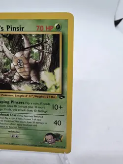 Giovanni's Pinsir 24/132 1st Edition Gym Challenge Pokemon TCG 2000 Regular LP - Image 4
