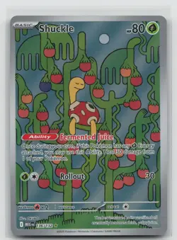 Shuckle 136/132 Illustration Rare Mega Evolution Pokemon Near Mint - Image 1