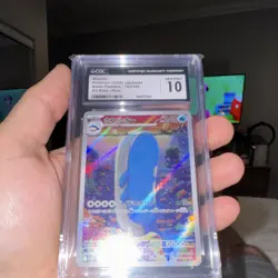 Pokemon TCG Wailord 103/100 Sv9 Battle Partners Art Rare Holo Japanese CGC 10 - Image 1