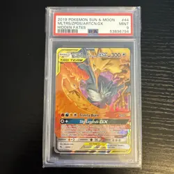 Moltres & Zapdos & Articuno GX 44/68 PSA 9 Hidden Fates Holo Pokemon - Image 1