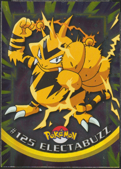 2000 Topps Pokemon TV Animation Edition Series 3 Holo Foil #125 Electabuzz - Image 1