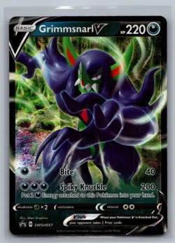 Grimmsnarl V SWSH057 Holo Promo Sword & Shield Promo Pokemon Near Mint - Image 1