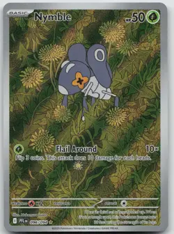 Nymble 096/094 Illustration Rare Phantasmal Flames Pokemon NM/M - Image 1