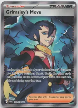 Grimsley's Move 120/094 Ultra Rare Phantasmal Flames Pokemon NM/M - Image 1