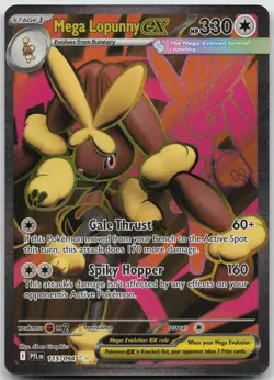 Mega Lopunny ex 115/094 Ultra Rare Phantasmal Flames Pokemon NM/M - Image 1