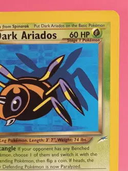 Pokemon TCG Dark Ariados 17/105 Neo Destiny Unlimited Regular Rare LP - Image 5