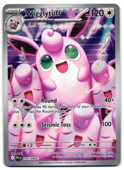 Wigglytuff 105/094 - 🌊 Phantasmal Flames Illustration Rare Pokemon TCG 🖤 - NM - Image 1