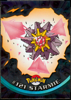 2000 Topps Pokemon TV Animation Edition Series 3 Holo Foil #121 Starmie - Image 1