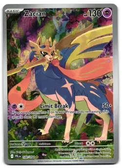 Zacian 100/094 - 🌊 Phantasmal Flames Illustration Rare Pokemon TCG 🖤 - M/LP - Image 1