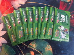 Play! Pokemon Prize Pack Series 8 Booster Packs, Lot Of 10 - Factory Sealed New - Image 1
