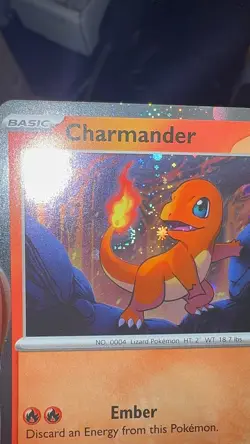 Charmander (Cosmos Holo) 047 Promo S&V Pokemon NM Tail Flame Swirl - Image 1