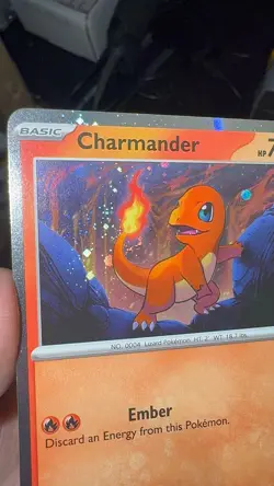 Charmander (Cosmos Holo) 047 Promo S&V Pokemon NM Tail Flame Swirl - Image 4
