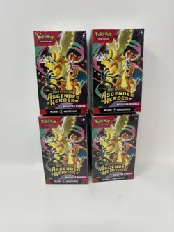 Pokemon TCG Ascended Heroes Booster Bundle New Factory Sealed x4 Boxes - Image 1