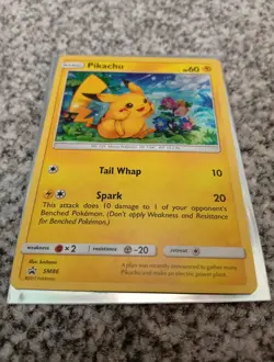 Pikachu - Pokemon Sun & Moon Black Star Promo TCG Card SM86 - Image 1