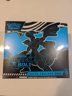 Pokemon Scarlet & Violet Black Bolt Elite Trainer Box Black Bolt English - Image 1