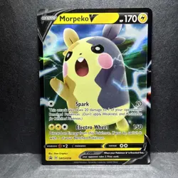 Morpeko V SWSH056 Holo Promo Sword & Shield Promo Pokemon Near Mint - Image 1