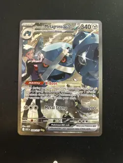Pokemon Steven's Metagross ex 289/217 Me: Ascended Heroes SIR — NM — Right Heavy - Image 1