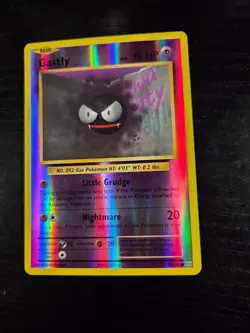 Gastly 47/108 Common Evolutions Pokemon Reverse Holo NM/M - Image 1
