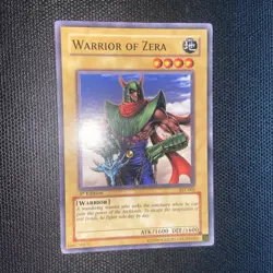 Yugioh - Warrior of Zera (AST-002) - Common 1st Edition LP - Image 1