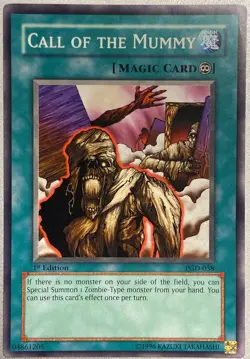 YUGIOH! 1x CALL OF THE MUMMY 1st Edition PGD-038 COMMON Mint/Near Mint - Image 1