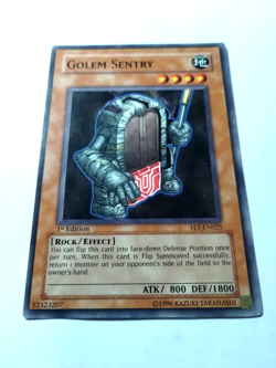 Yu-Gi-Oh! Golem Sentry Flaming Eternity FET-EN025 1st Edition Com. -Uncirculated - Image 2