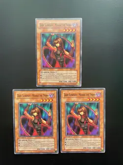 Yugioh Dark Scorpion - Meanae The Thorn DCR-061 1st Edition Common NM/LP X3 - Image 1