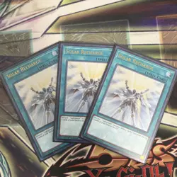 3x NM Yu-Gi-Oh Solar Recharge BLLR-EN045 Ultra Rare 1st Edition - Image 1