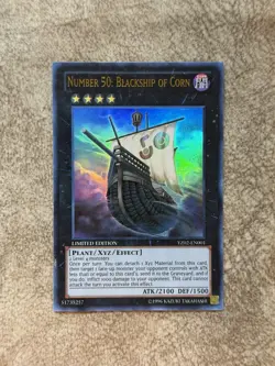 Yu-Gi-Oh! Number 50: Blackship of Corn - Limited Edition - YZ02-EN001 - Image 1