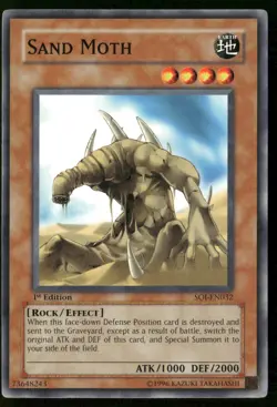Sand Moth SOI-EN032 Shadow of Infinity Yu-Gi-Oh 1st Edition LP - Image 1