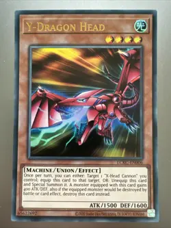 Yugioh Y-Dragon Head LCKC-EN006 Ultra Rare M/NM - Image 1