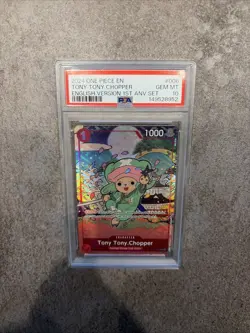 One Piece ST01-006 Tony Tony.Chopper Promo MINT PSA 10 - Image 1