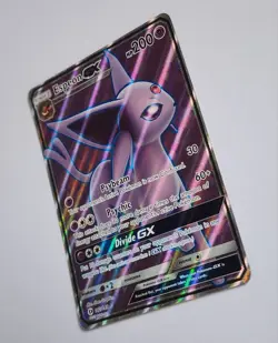 Espeon GX (Full Art) 140/149 SM Base Set Holo Pokemon Card TCG - Image 1