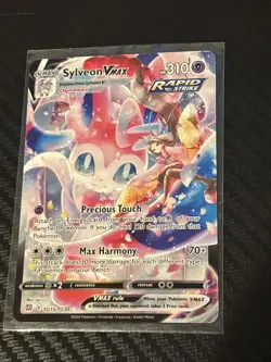 Pokemon Card Sylveon VMAX TG15/TG30 Sword & Shield Brilliant Stars 2022 Holo NM - Image 1