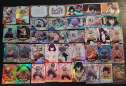 Inosuke Hashibira Card Lot - Demon Slayer Anime CCG 38 Cards - Image 2