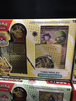 World Championships Pokemon Card Deck Yokohama Japan 2023 All 4 Sets Mew Lugia - Image 2