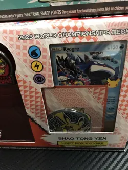 World Championships Pokemon Card Deck Yokohama Japan 2023 All 4 Sets Mew Lugia - Image 3
