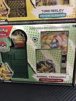World Championships Pokemon Card Deck Yokohama Japan 2023 All 4 Sets Mew Lugia - Image 5