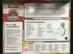 World Championships Pokemon Card Deck Yokohama Japan 2023 Sets Gardevoir Kyogre - Image 5