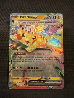 Ascending Hero's Pikachu Ex 57/217 Pokemon Card - Image 1