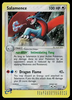 Pokemon Card - Salamence Dragon e-League 19/97 Holo - Image 1