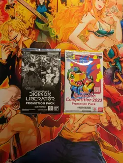 Digimon Illustration Competition And Liberator Promo Packs From Card Fest 2023 - Image 1