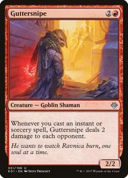 1x Guttersnipe NM Eng MTG - Archenemy Nicol Bolas - Image 1