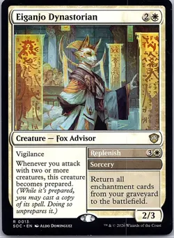 Eiganjo Dynastorian 13 Commander: Secrets of Strixhaven Magic: The Gathering NM - Image 1