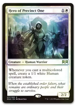 Hero of Precinct One #11 (Foil) (LP) Ravnica Allegiance RNA Magic MTG - Image 1
