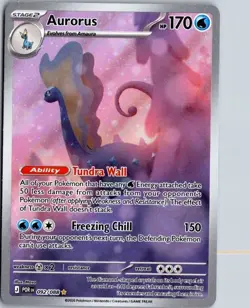 Aurorus 092/088 Perfect Order Illustration Rare Pokemon TCG English NM ME03 - Image 1